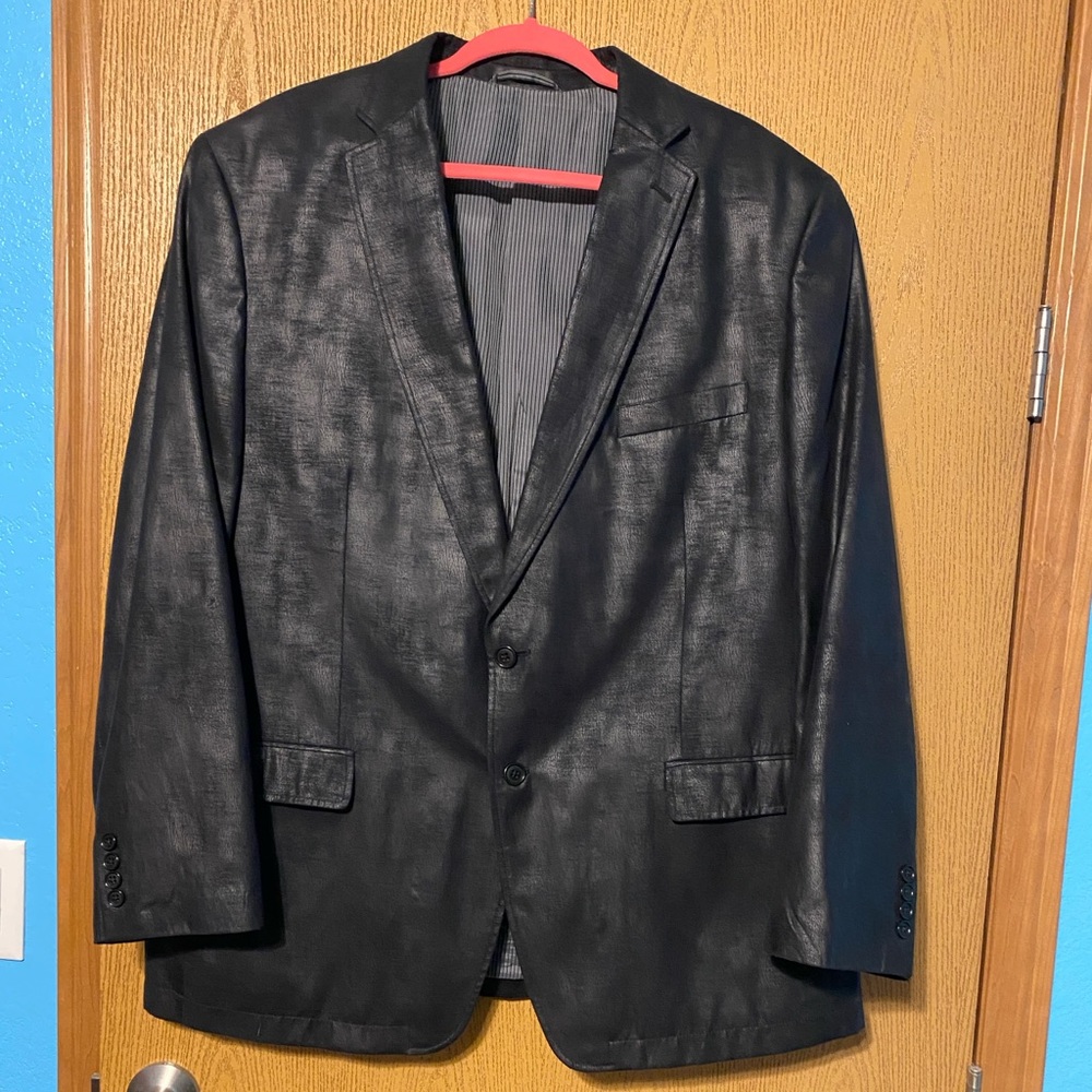 Calvin Klein Men’s Sport Coat. Suede look. 48 Regular